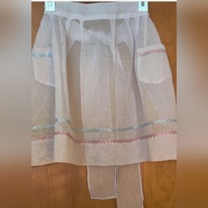 Vintage 60's Lavender Illusion Fancy Hostess Apron RicRac ESTATE